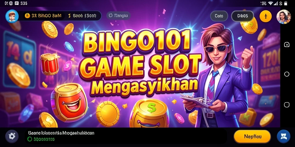 Gameplay menegangkan dari BINGO101 dalam dunia slot.