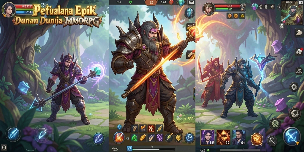 Tangkapan layar gameplay FB333 yang menampilkan pertarungan seru dalam MMORPG.