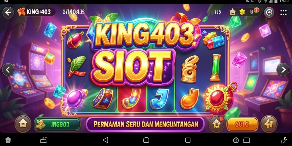 Tampilan gameplay menarik dari KING403 dengan fitur Slot yang mengasyikkan.