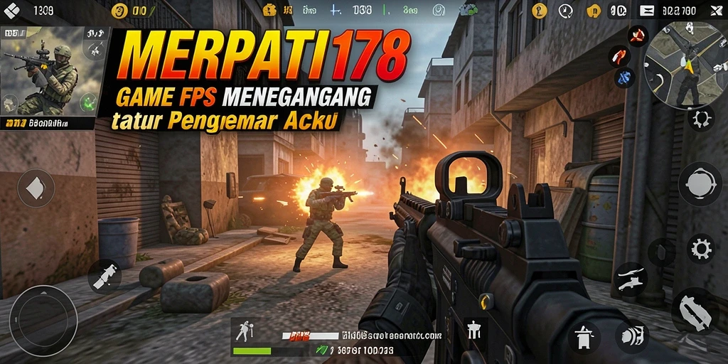 Tangkapan layar gameplay di <strong>MERPATI178</strong> menampilkan aksi mempertahankan posisi dengan senapan.