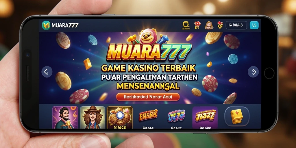Tangkapan layar utama MUARA777 menampilkan gameplay Kasino yang menakjubkan.