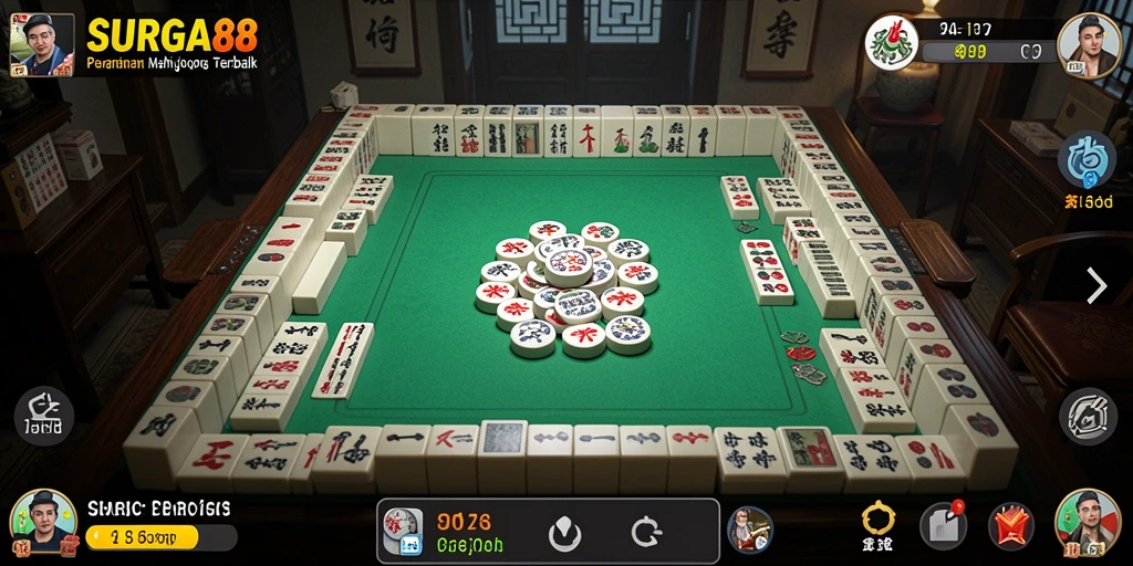 Gameplay mendebarkan Mahjong di SURGA88 dengan tampilan yang memukau.
