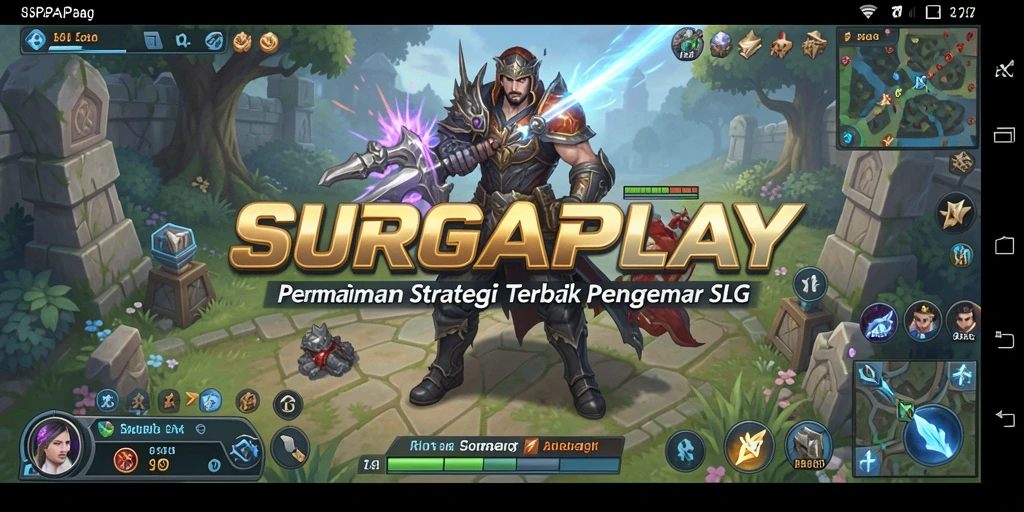 Tampilan gameplay SURGAPLAY dengan aksi strategi yang mendebarkan.